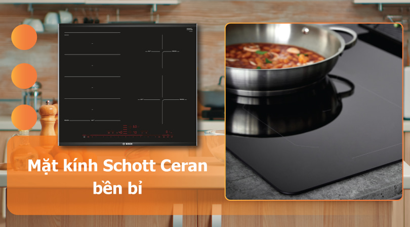 Mặt kính của Bosch HMH.PXE675DC1E - Series 8