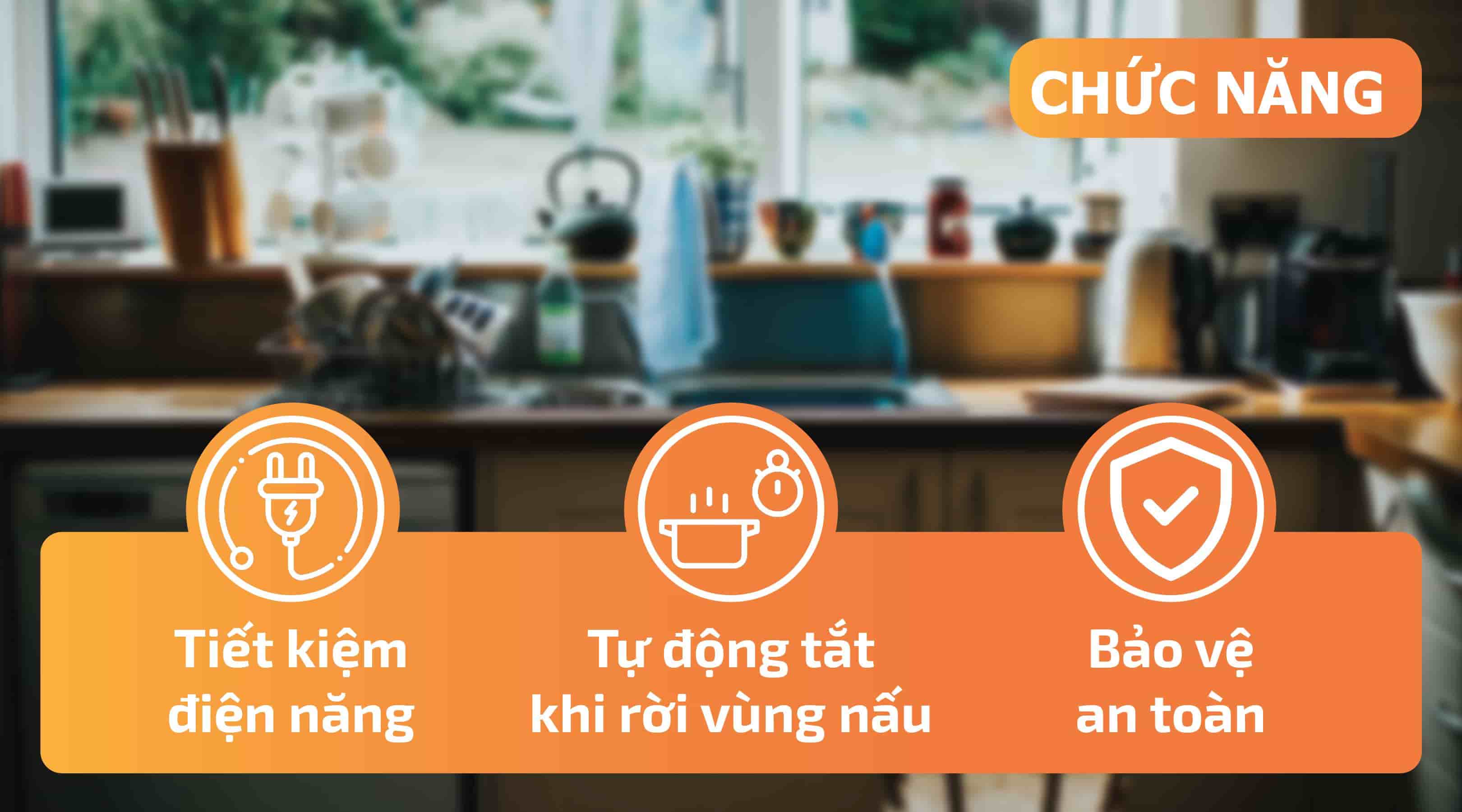 Chức năng của bếp từ Malloca MH-02I D