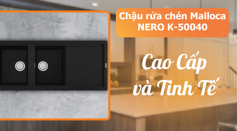 Chậu rửa chén Malloca SMART K-500