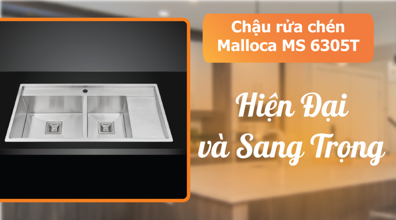 Chậu rửa chén Mallocs MS 6305T