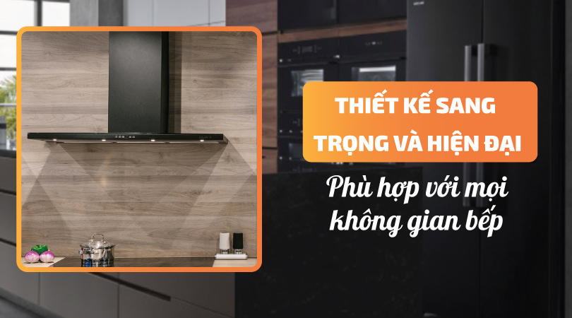 Thiết kế của máy hút mùi treo độc lập Malloca SLIM K-4250