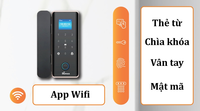Demax SL800 G APP Wifi Remote - Tính năng mở khóa