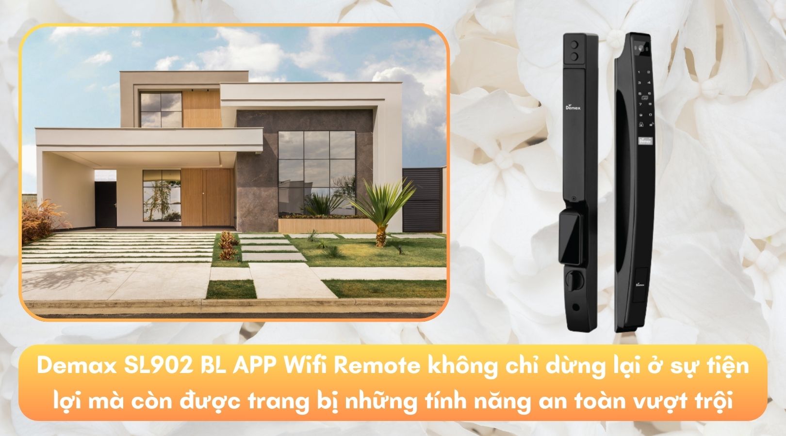 Tính năng ưu việt của khóa Demax SL902 BL APP Wifi Remote