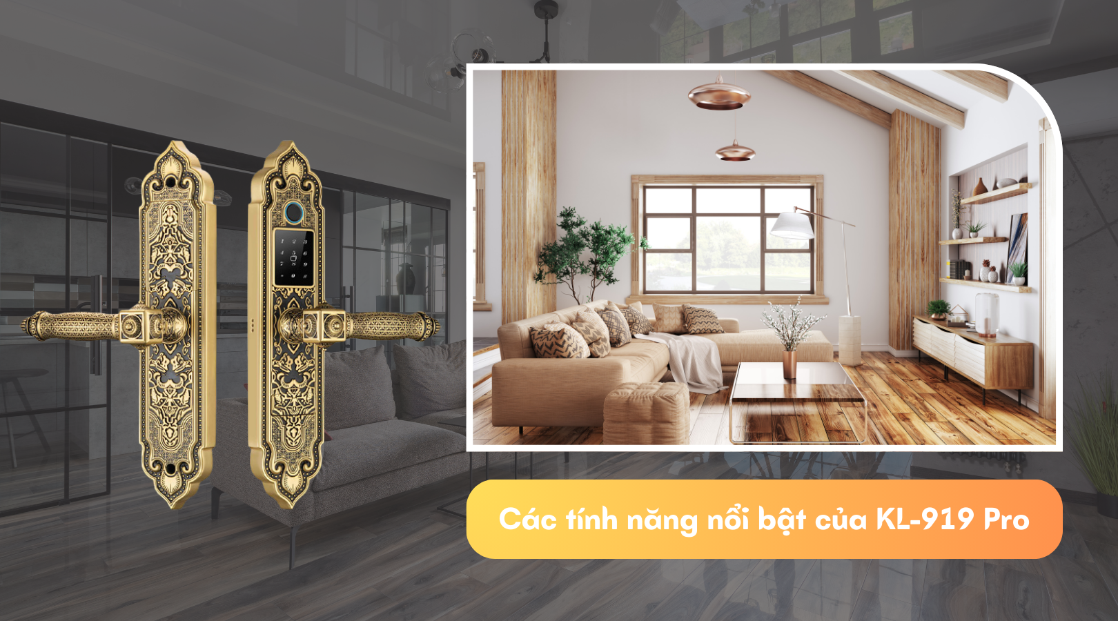 Tính năng nổi bật của khóa đại sảnh Kassler KL-919 Pro Copper