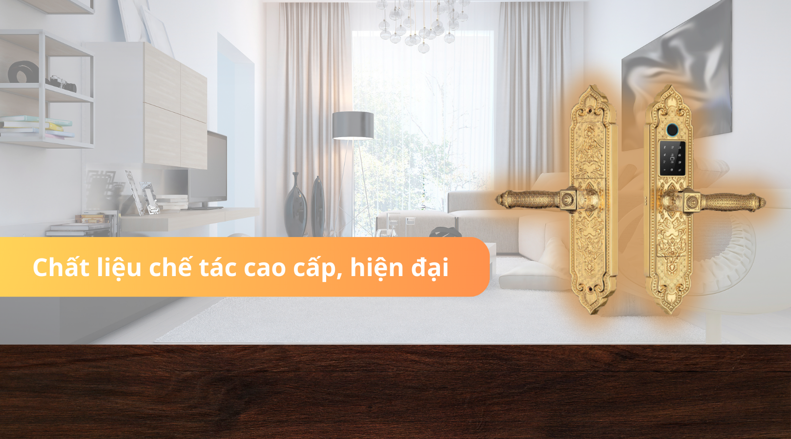Chất liệu chế tác cao cấp, hiện đại
