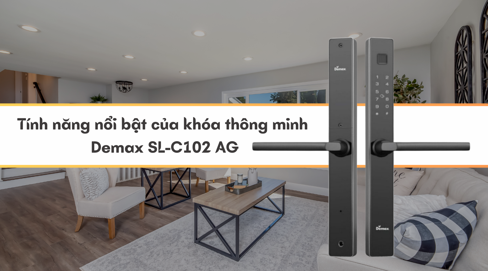 Tính năng nổi bật của khóa thông minh chống nước Demax SL-C102 AG