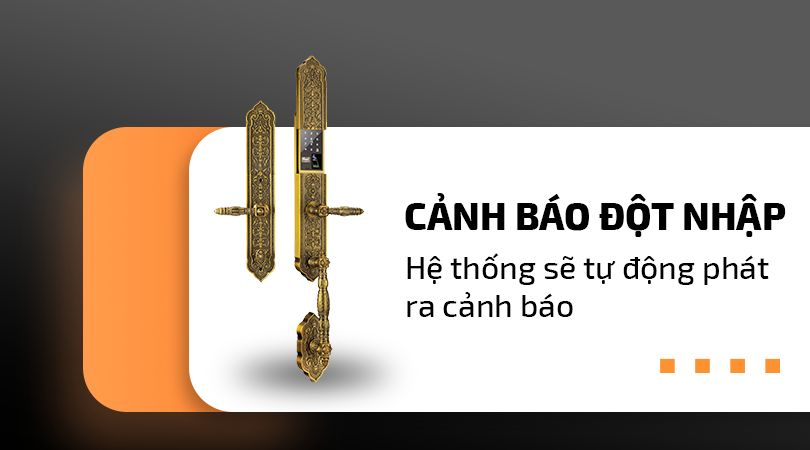 Demax SL888 GB Brass App Wifi - Cảnh báo đột nhập