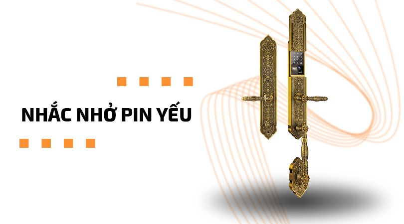 Demax SL888 GB Brass App Wifi - Nhắc nhở pin yếu