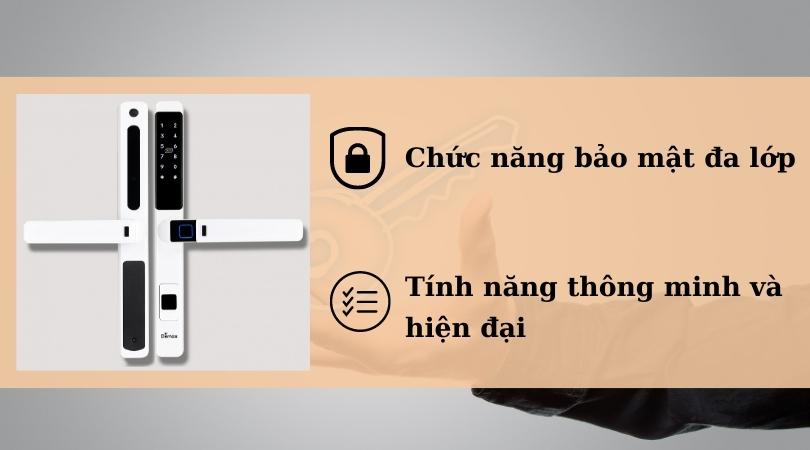 Khóa điện tử Demax SL501 PW bảo mật tốt
