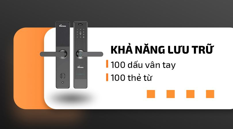 Demax SL628 SG - Khả năng lưu trữ ấn tượng