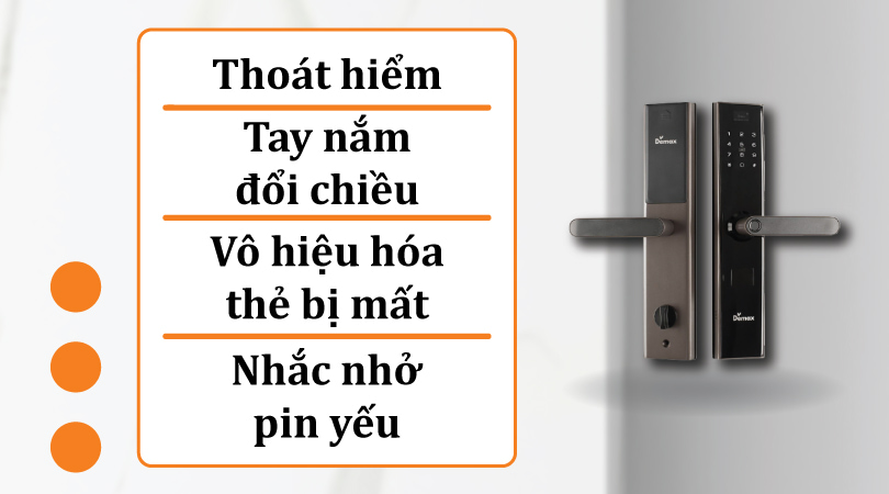 Demax SL638 PB - Tính năng thông minh và an toàn