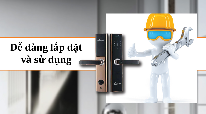 Demax SL638 RM - Dễ lắp đặt và sử dụng