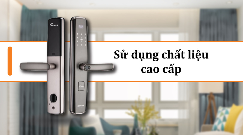 Demax SL666 RM - Sử dụng chất liệu cao cấp
