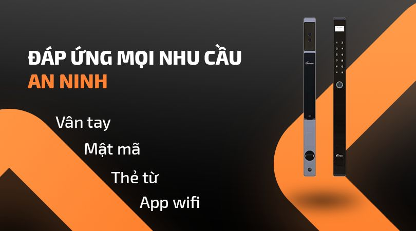 Demax SL808 AG App Wifi - Đa dạng cách mở khóa