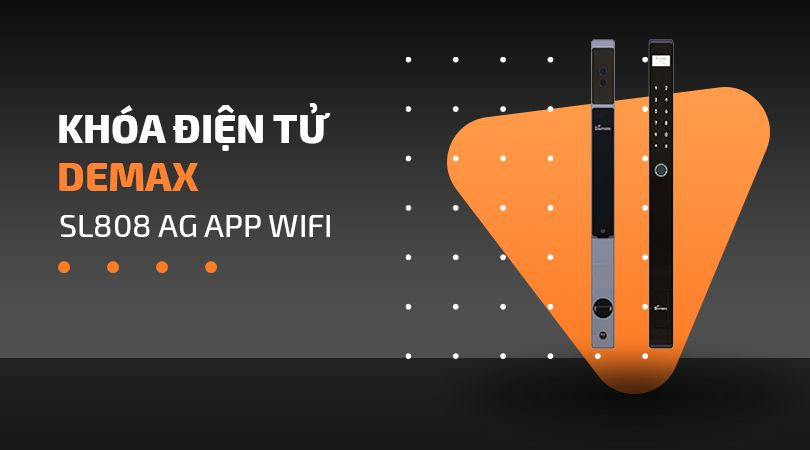 Khóa điện tử Demax SL808 AG App Wifi