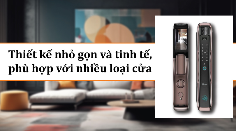 Thiết kế tinh tế của Face ID-3D Demax SL918 PB App Wifi