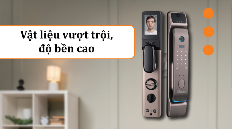 Demax SL928 PB App Wifi - Vật liệu vượt trội và độ bền cao