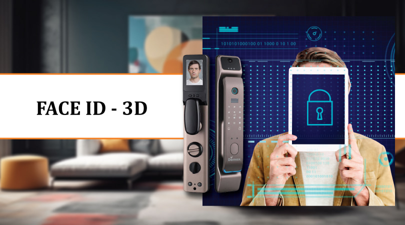 Khóa điện tử Face ID-3D Demax SL928 PB App Wifi
