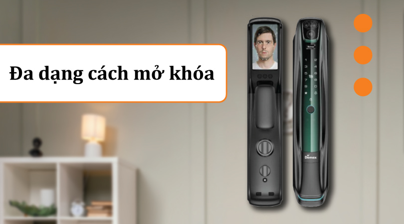 Demax SL930 DG - Đa dạng cách mở khóa