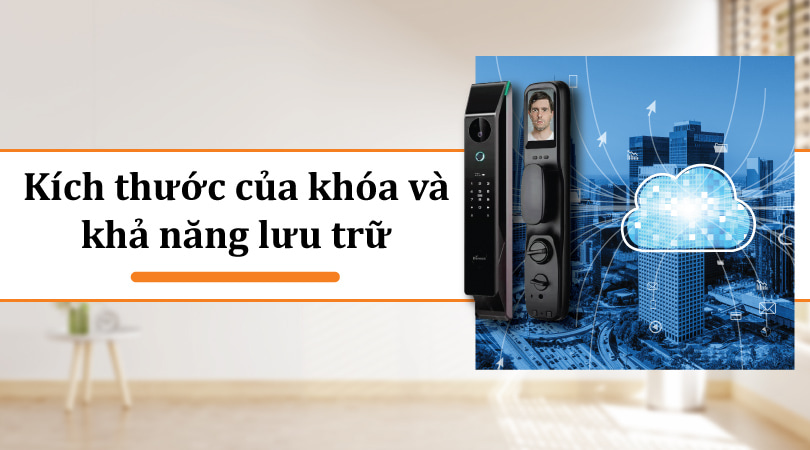Demax SL999.001 App Wifi - Kích thước và khả năng lưu trữ