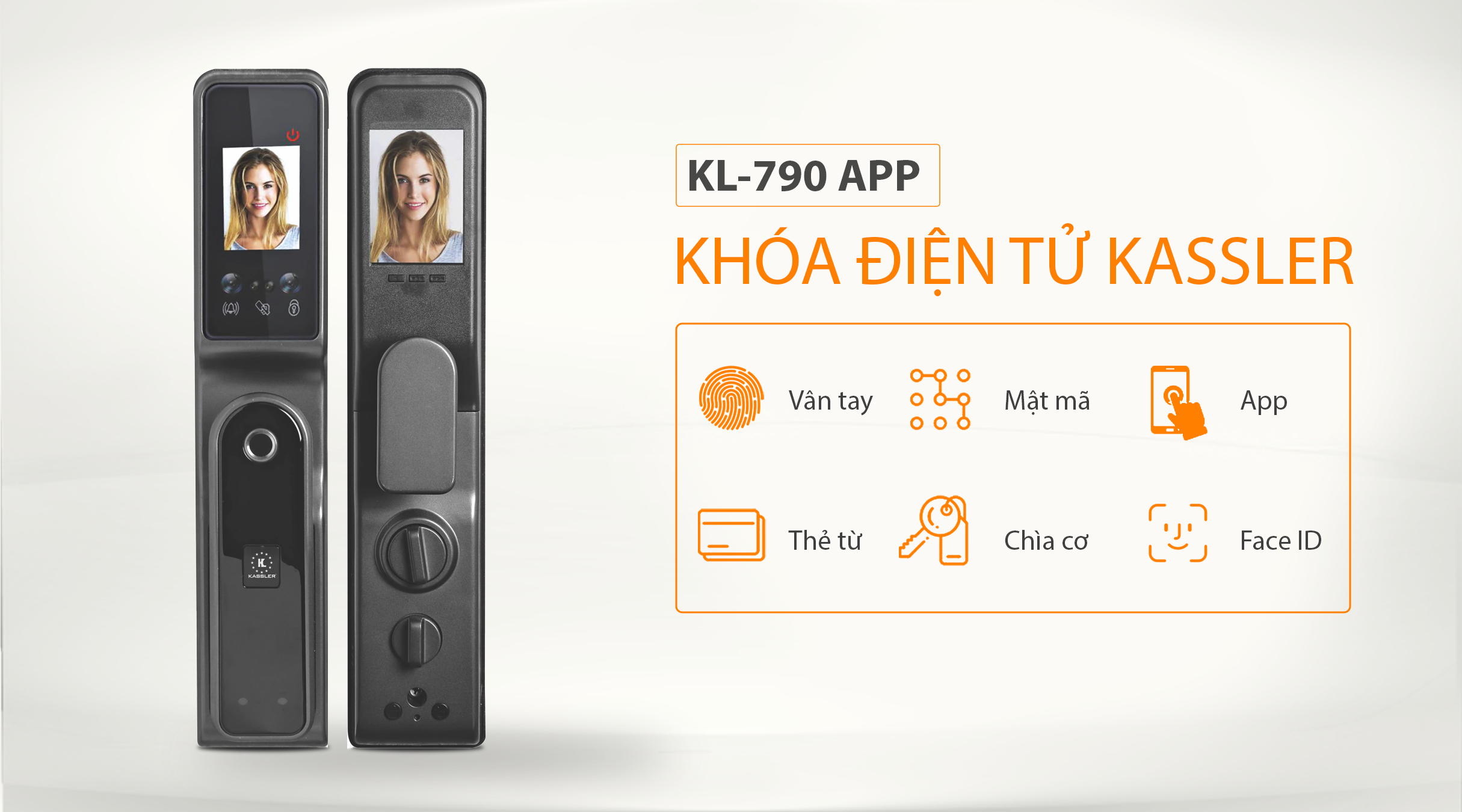 Kassler KL-790 APP có nhiều tính năng mở khóa thông minh
