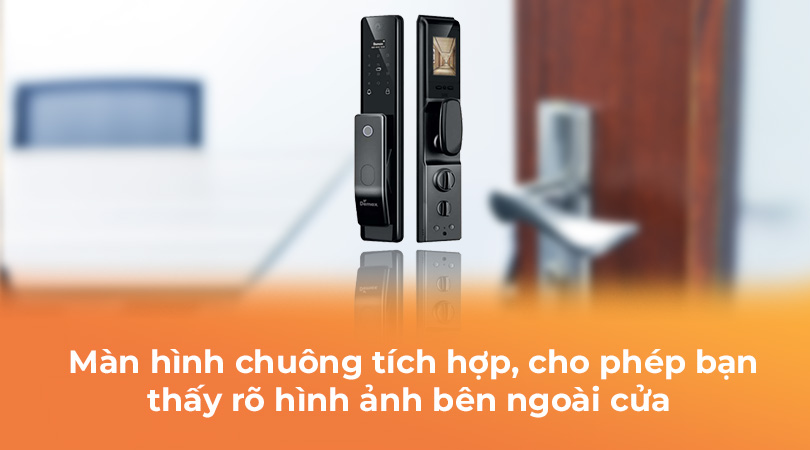 Demax SL866 BN - Màn hình chuông tích hợp