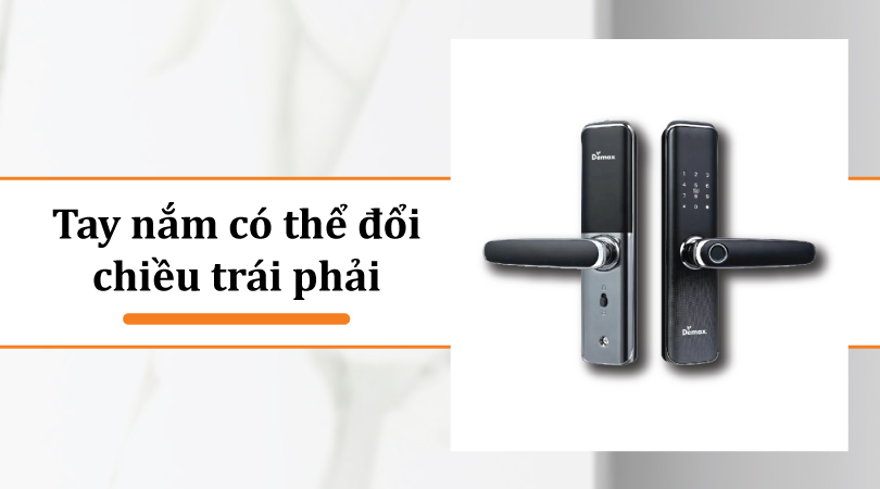 Demax SL268 GS - Tay nắm có thể đổi chiều trái phải
