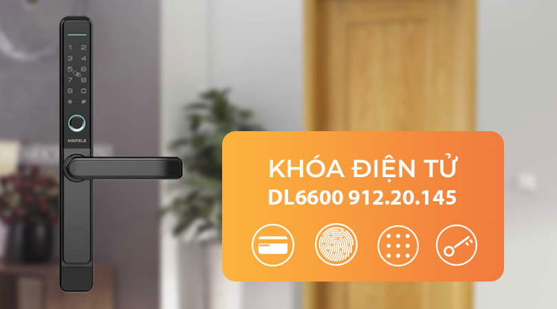 Các phương thức mở khóa của Hafele DL6600 912.20.145