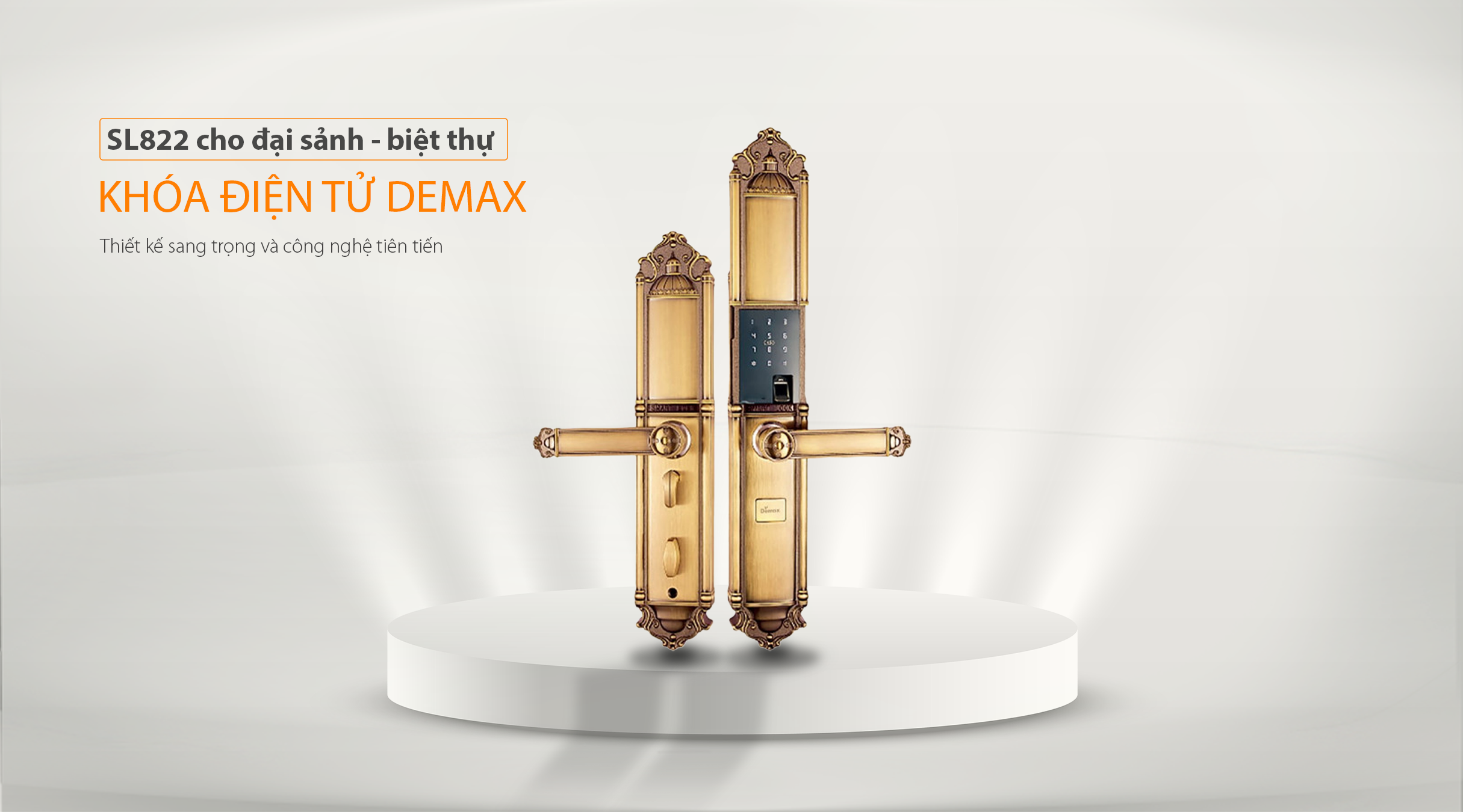 Tính năng nổi bật của khóa điện tử Demax SL822 Gold