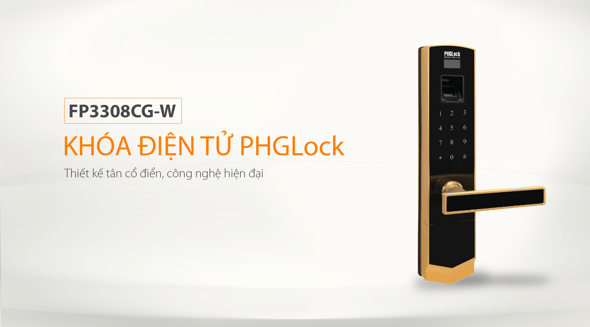 Ưu điểm của khóa PHGlock FP3308CG-W