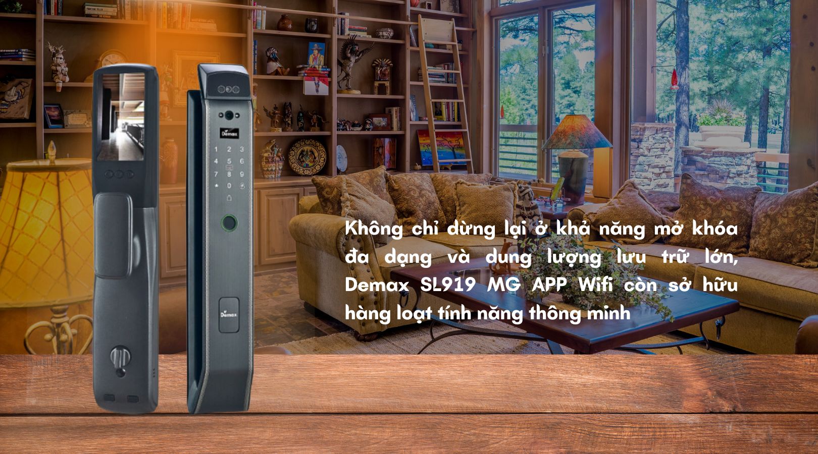 Tính năng đặc biệt của khóa Demax SL919 MG APP Wifi