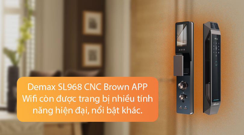 Chức năng của khóa SL968 CNC Brown APP Wifi