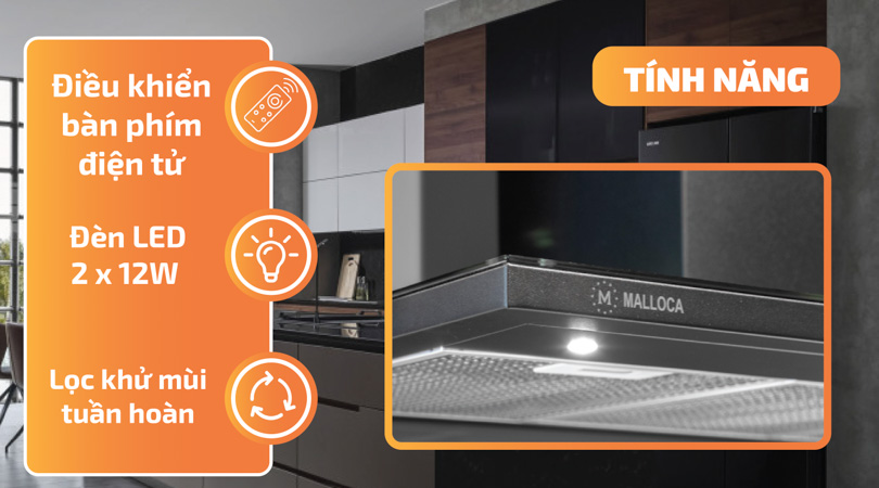 Malloca SLIM K1522 tính năng