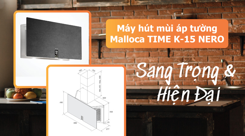 Malloca TIME K-15 NERO thiết kế
