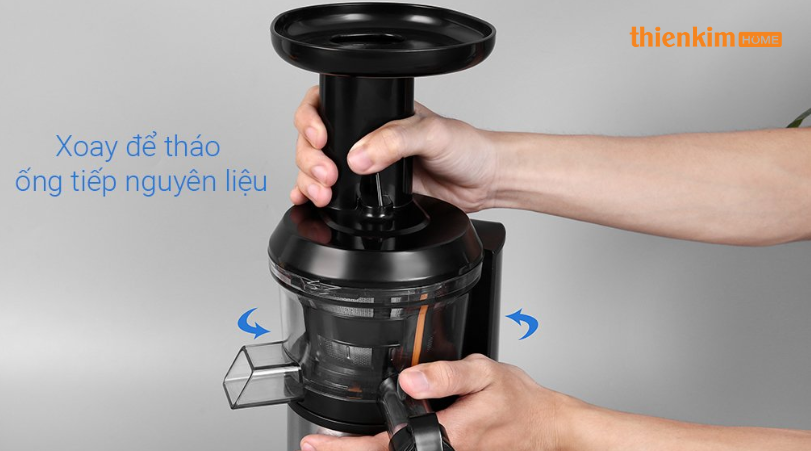 Xoay đế tháo ống tiếp nguyên liệu Máy ép chậm Hafele 535.43.811
