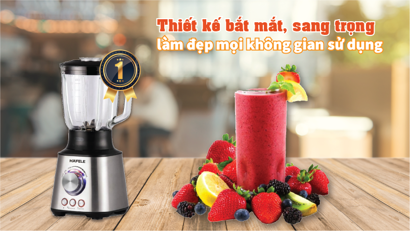 Thiết kế bắt mắt, sang trọng làm đẹp mọi không gian sử dụng Máy xay sinh tố để bàn Hafele 535.43.262