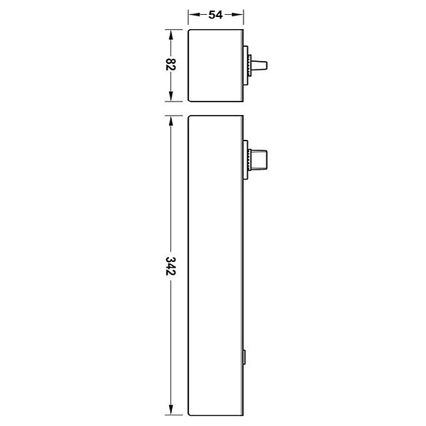 ảnh sản phẩm Bản lề sàn Hafele 932.10.061