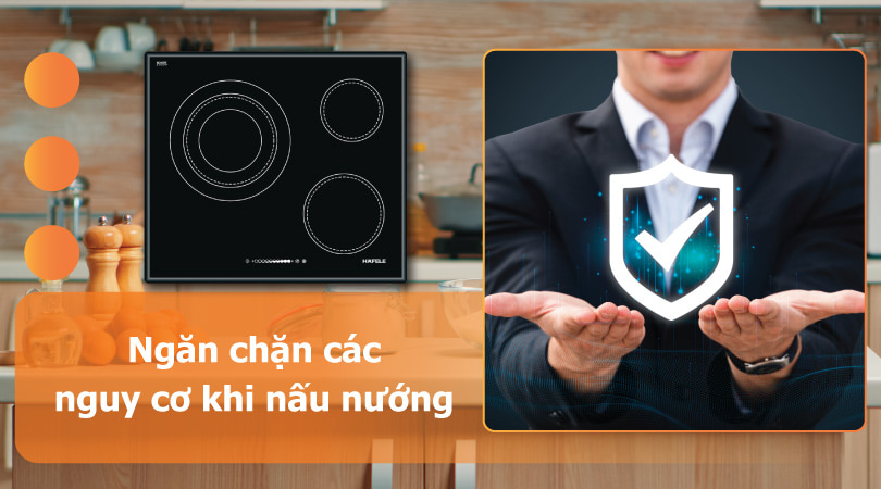 Hafele HC-R603B 536.01.631 - Ngăn chặn nguy cơ khi nấu