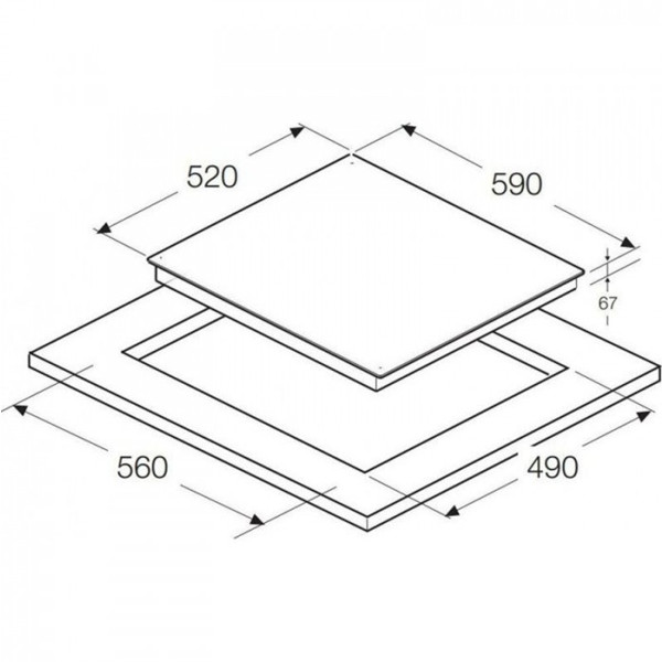 ảnh sản phẩm Bếp điện Hafele HC-R603B 536.01.631