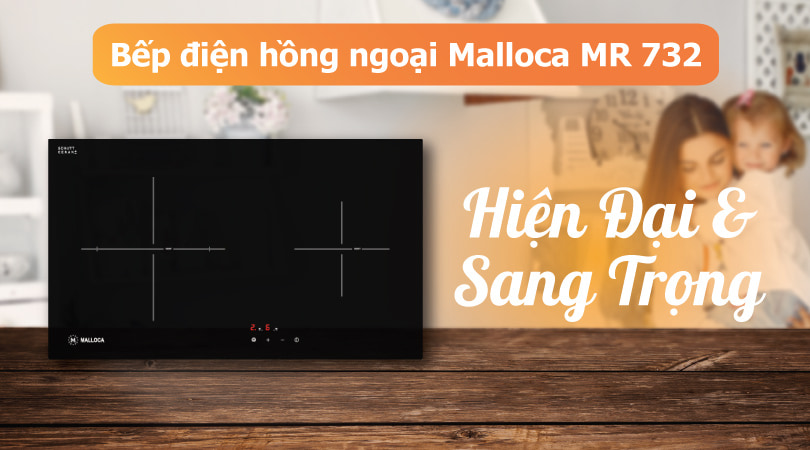 Bếp Điện Hồng Ngoại Malloca MR 732