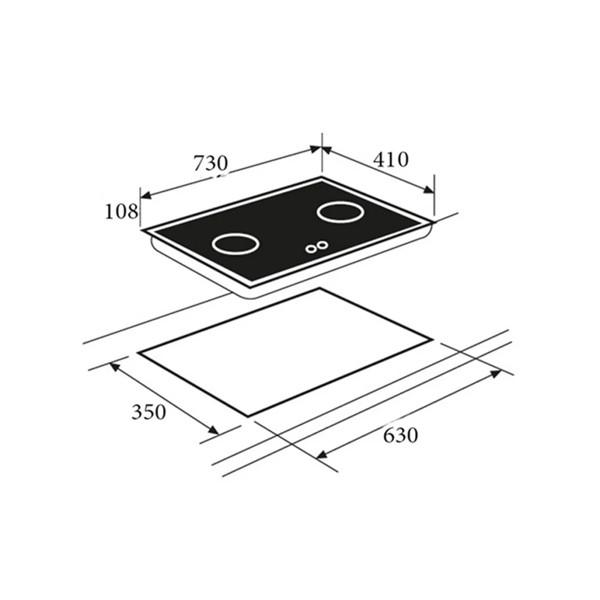 ảnh sản phẩm Bếp ga âm EUROSUN EU-GA276S