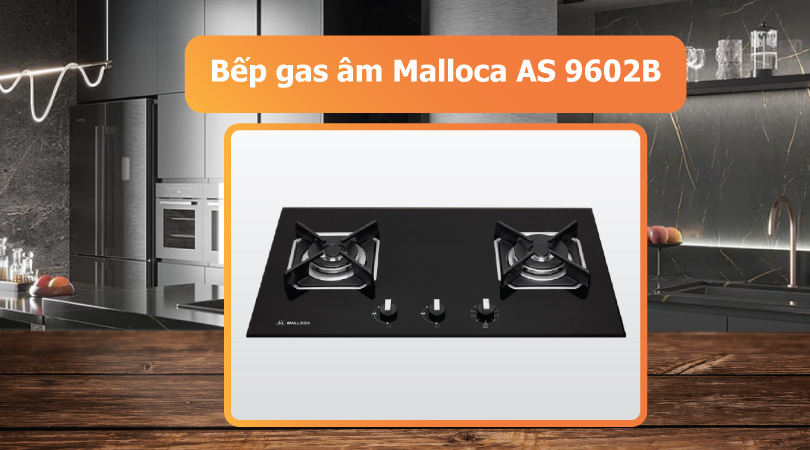 Thiết kế Bếp gas âm Malloca AS 9602B