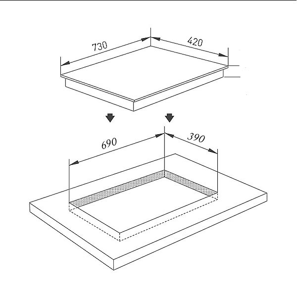 ảnh sản phẩm Bếp từ 2 vùng nấu Binova BI-607-ID