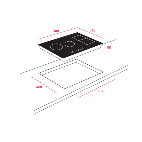 ảnh sản phẩm Bếp Từ Domino Bosch PIV375N17E