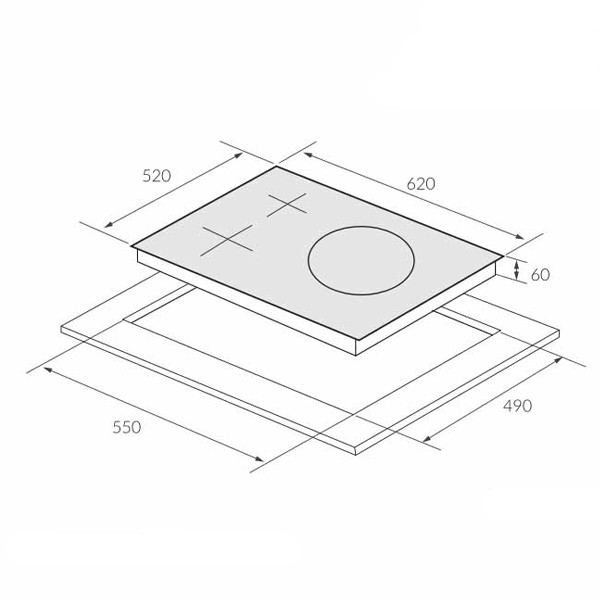 ảnh sản phẩm Bếp từ Eurosun EU-T906G