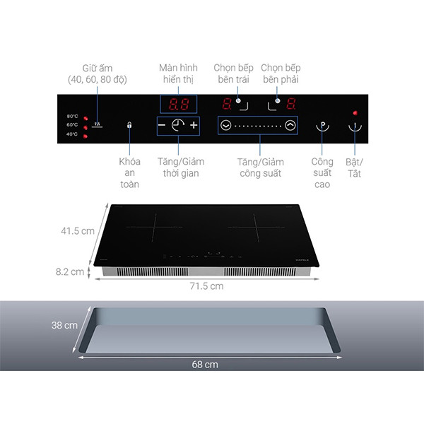 ảnh sản phẩm Bếp từ Hafele HC-I2712A 536.61.716