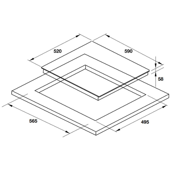 ảnh sản phẩm Bếp từ Hafele HC-I6030B 536.61.831