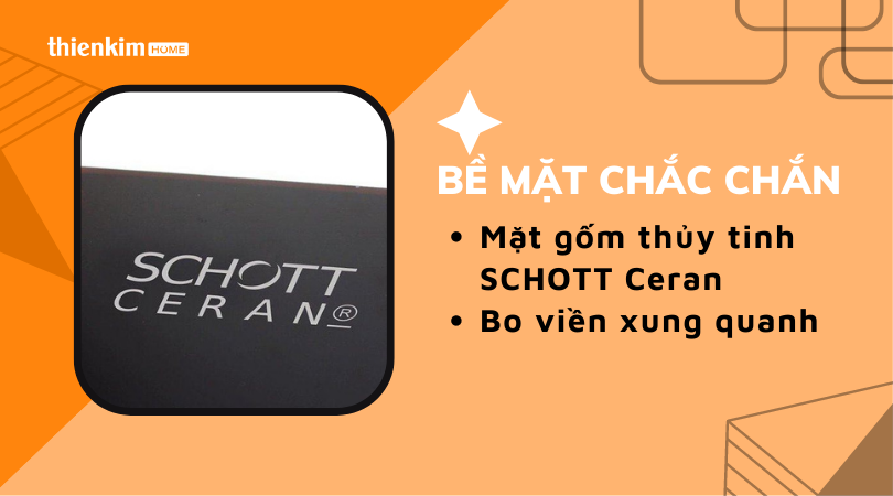 Bề mặt chắc chắn Bếp Từ Hafele HC-I603B 536.61.791