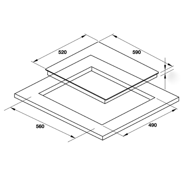 ảnh sản phẩm Bếp Từ Hafele HC-I603B 536.61.791