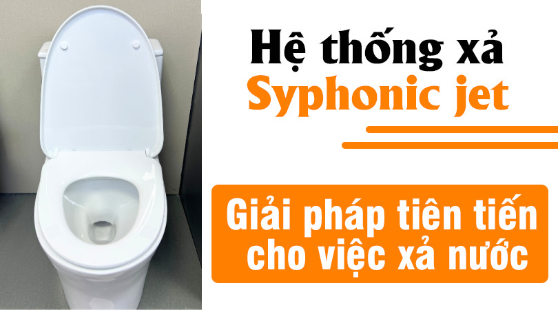 Bồn cầu Hafele 588.79.407 - Hệ thống xả Syphonic jet  